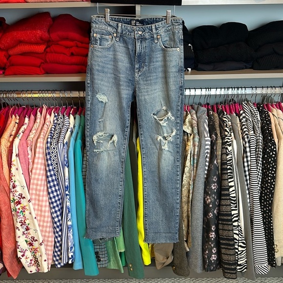 Gap universal slim boyfriend ankle jeans size 2 - Picture 1 of 3
